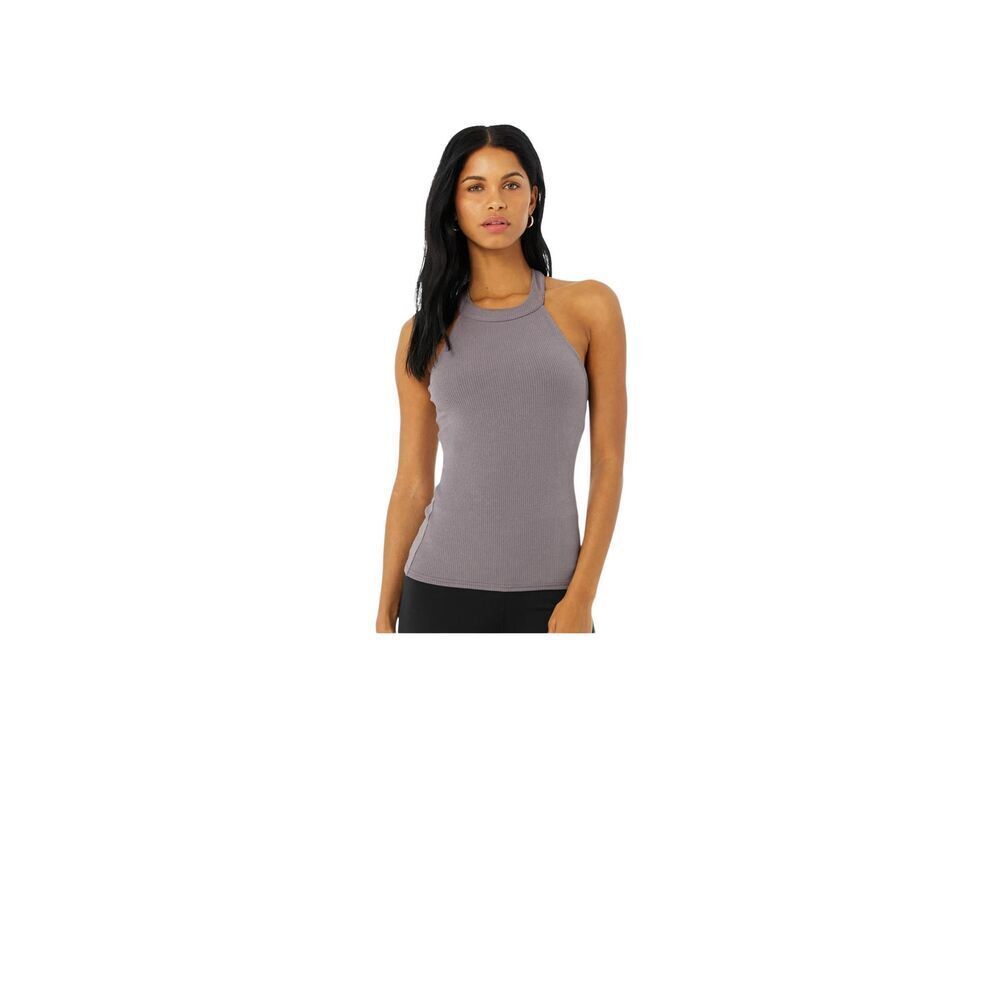 alo yoga Ribbed Racerback Insight Tank Purple Dusk Sz XS